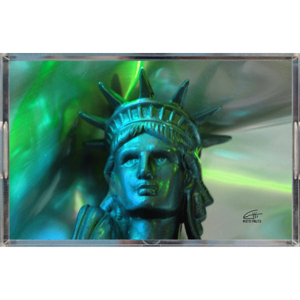 In Love with New York 'Liberty In Green' Tray