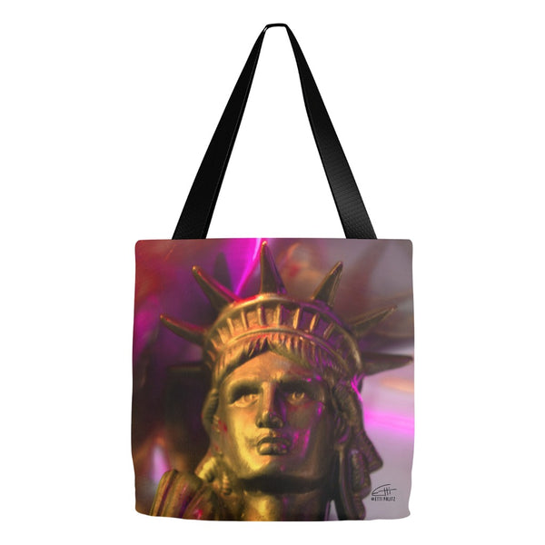 In Love with New York 'Liberty In Gold' Tote Bag