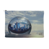 In Love with New York 'Planet NY' Canvas Cosmetic Clutch