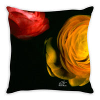 Flowers After Dark 'Duet' Decorative Pillow