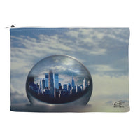 In Love with New York 'Planet NY' Canvas Cosmetic Clutch