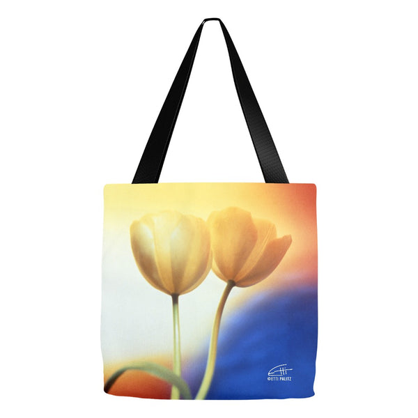 Flowers After Dark 'Touching' Tote Bag