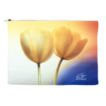 Flowers After Dark 'Touching' Canvas Cosmetic Clutch